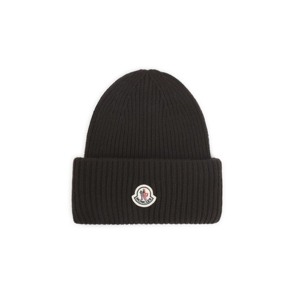 Moncler Ribbed Knit Wool-Cashmere Blend Moncler Hat - NWT - Picture 1 of 3